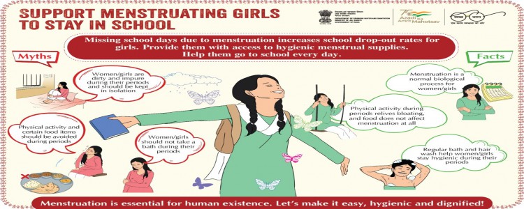 Support menstruating girls to stay in school